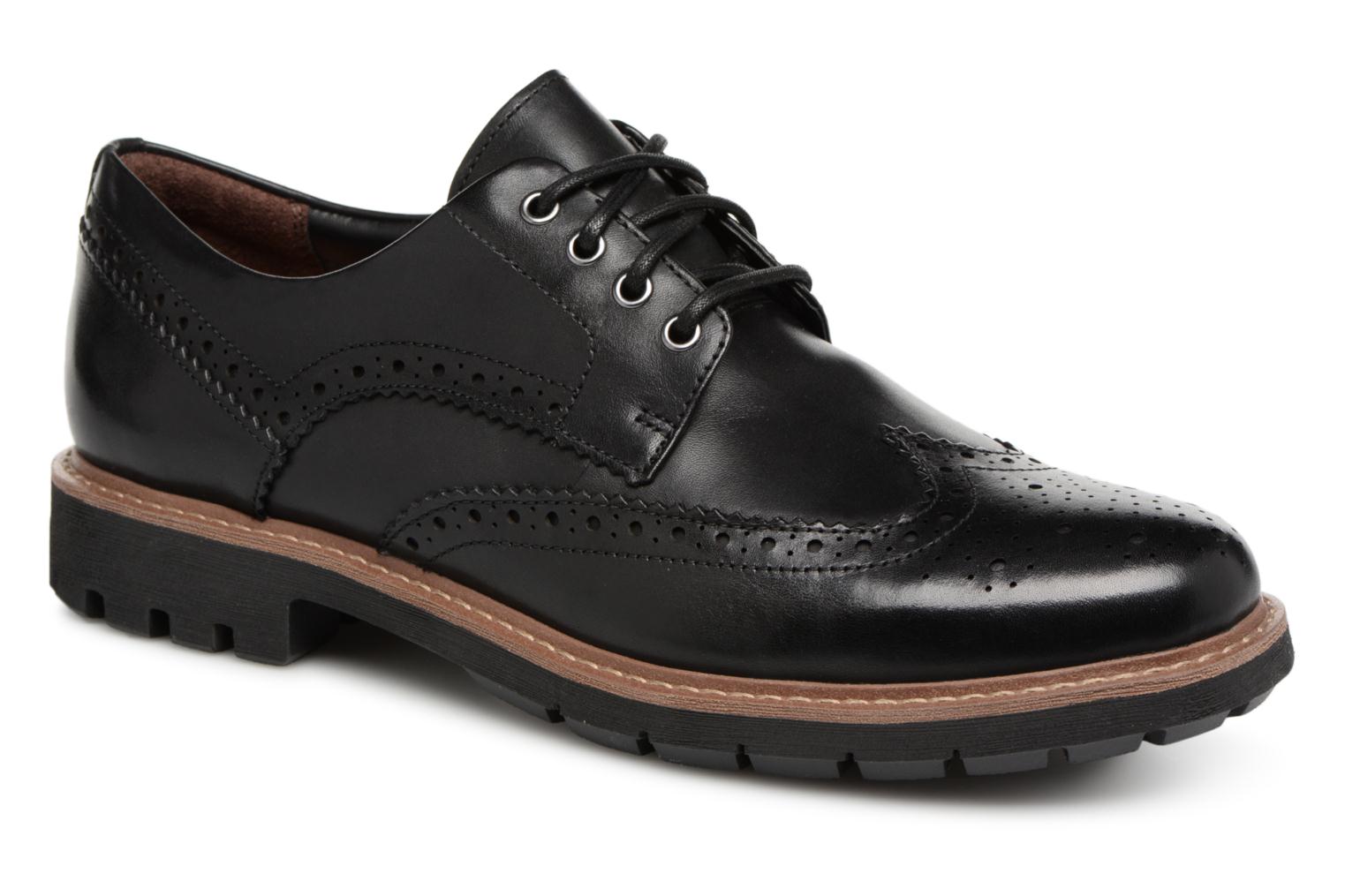 Clarks Wing Batcombe Clarks Clarks Batcombe Batcombe Black Wing Leather Black Leather c4Lq3Aj5RS